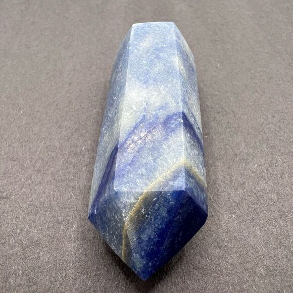 Blue Aventurine Double Terminated Meditation Wand (8) - Picture 5 of 9